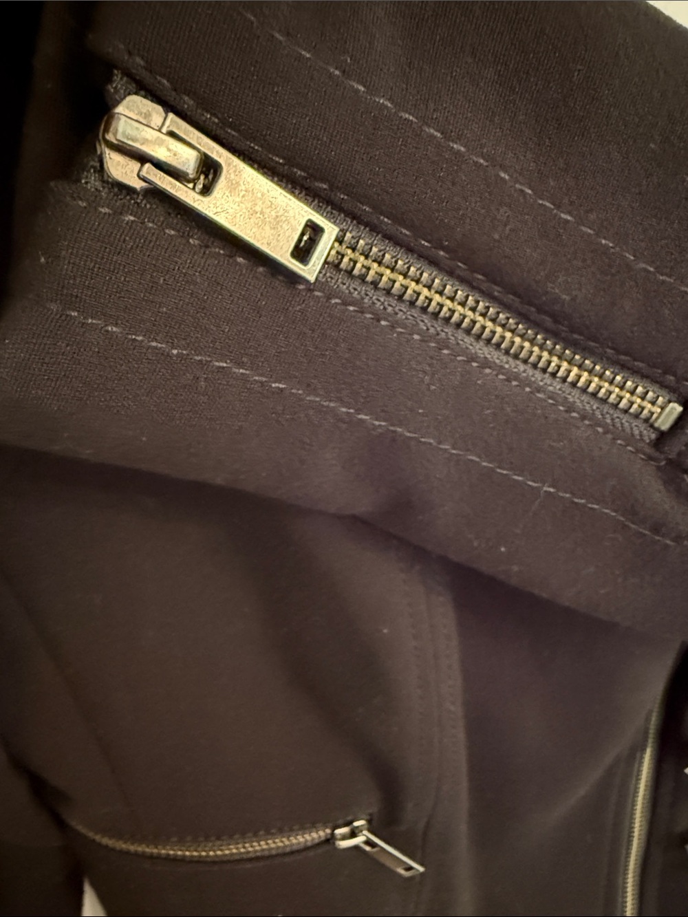 Banana Republic Black Zip Moto Blazer - Picture 4 of 4